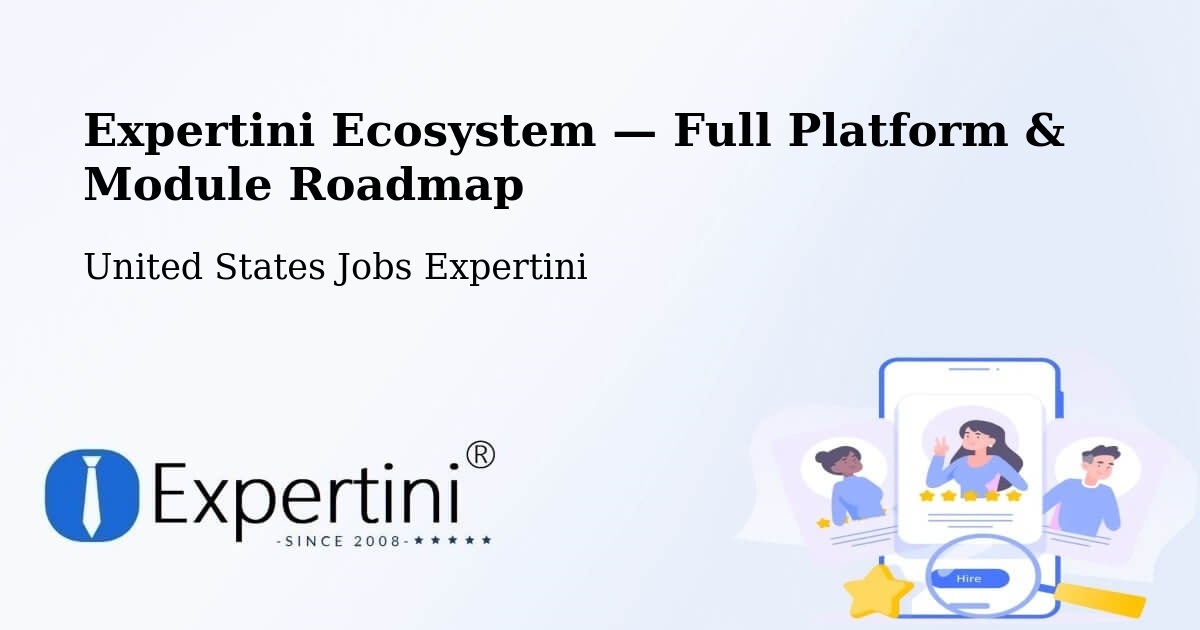 Expertini Ecosystem — Full Platform & Module Roadmap – Box Elder